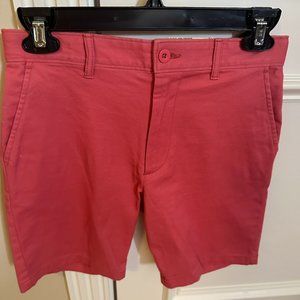 Classic Club: NWT - Washed Red flat front shorts; size 14